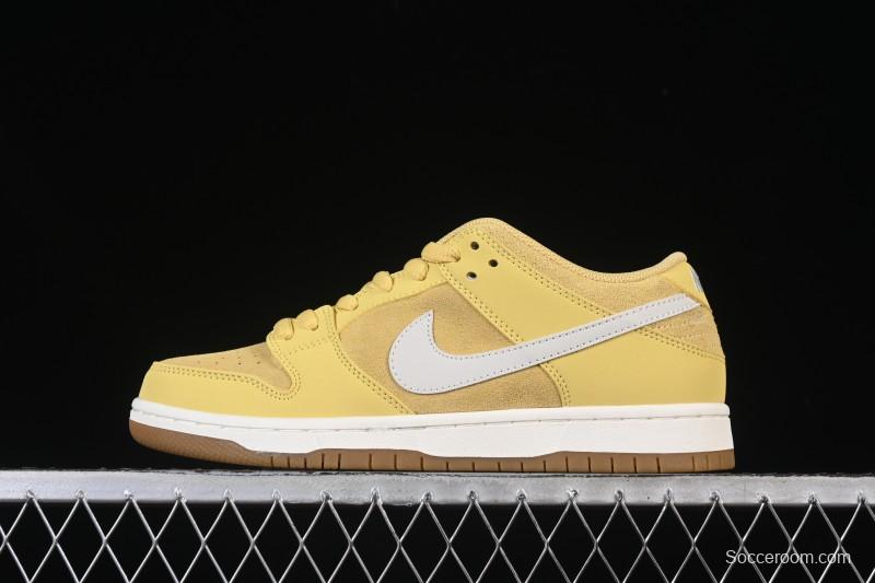 Nike SB Dunk Low Saturn Gold Low-Top Skate Shoes - FJ1674-700