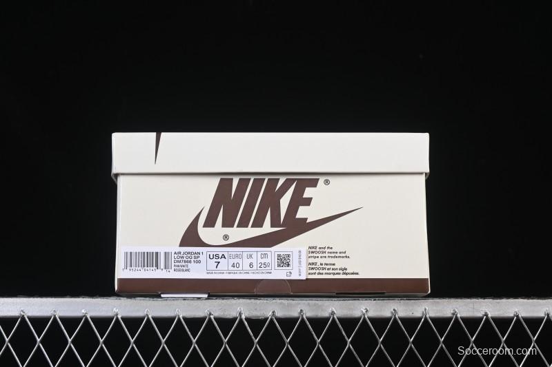 Nike Travis Scott x Air Jordan 1 Low OG AJ1 DM7866-100
