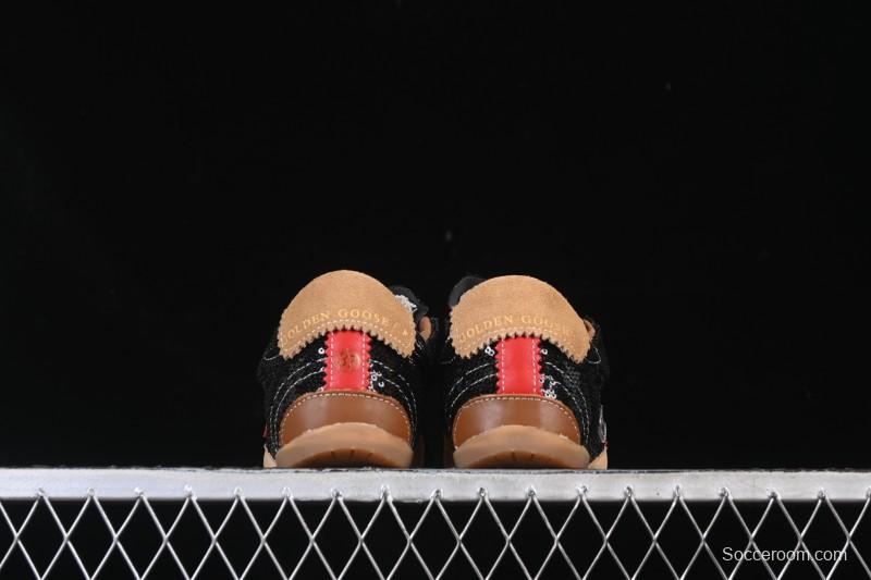 Golden Goose True Star Distressed Leather Sneakers - GGDB