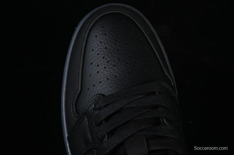 Nike Air Jordan 1 Low AJ1 Black White Canvas Patch Low Top Casual Basketball Shoes - HV5968-001