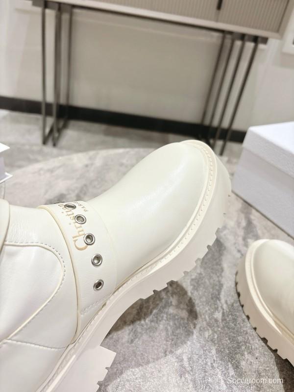 Dior 2025/SS Punk Strap Knee High Boots - KFY00500
