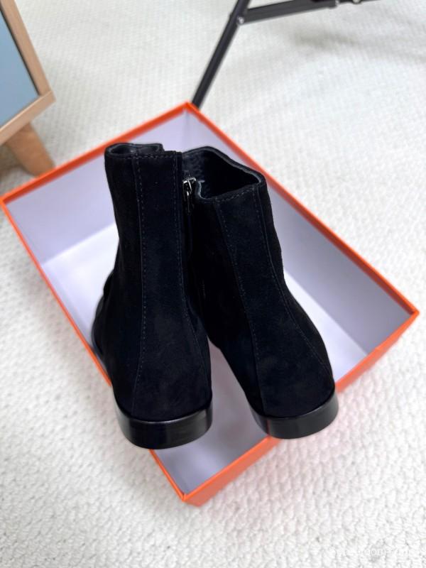Hermes Kelly Buckle Ankle Boots - LY00390