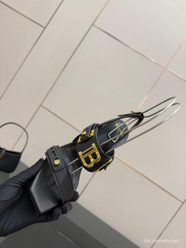 Balmain 2025/SS Metal Heel High Heel Sandals - KFY00320