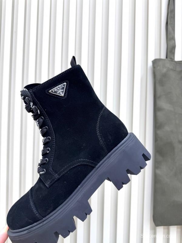 Prada 2025 SS Platform Martin Boots - LY0350