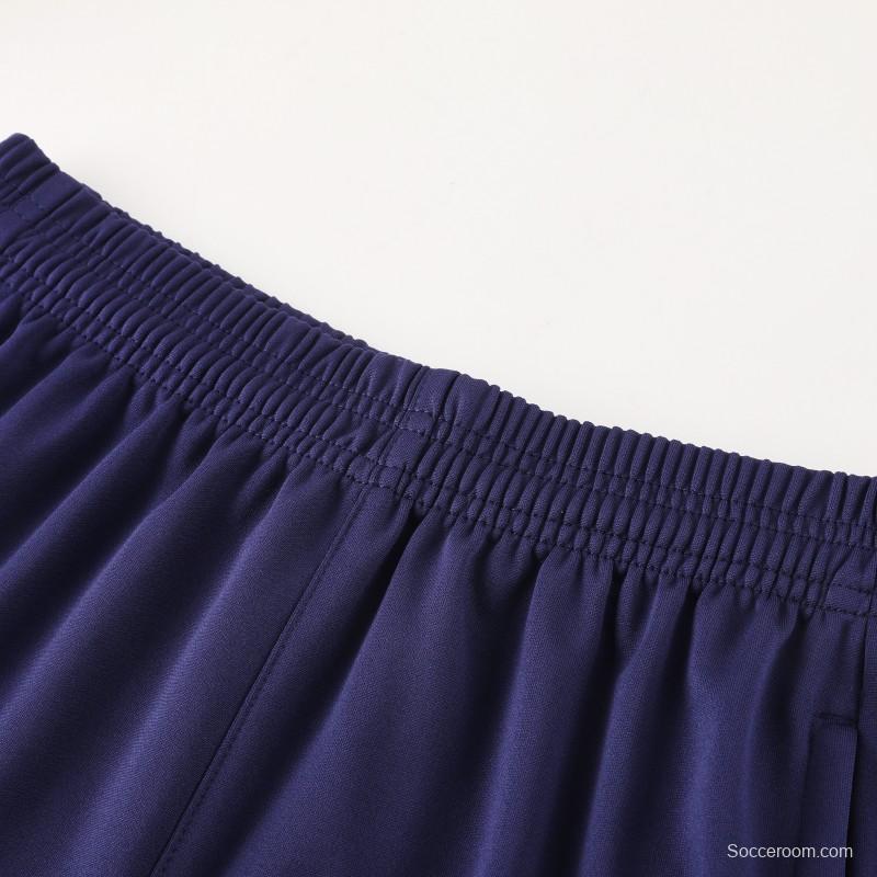 2025 England Purple Short Sleeve+Soccer Shorts