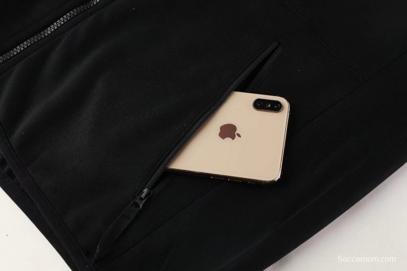 25/26 Juventus Hoodie White/Black Full Zipper Jacket +Long Pants