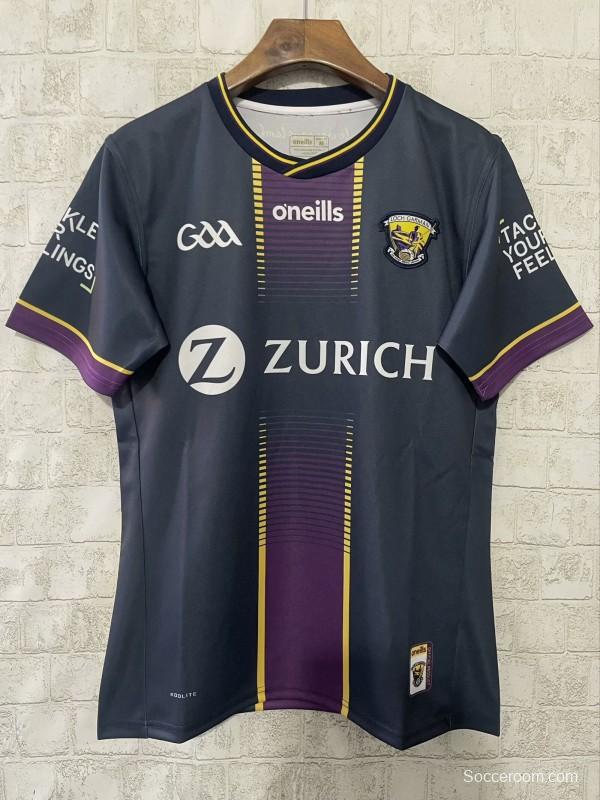 25/26 Wexford GAA Navy with Purple and Gold Design Jersey