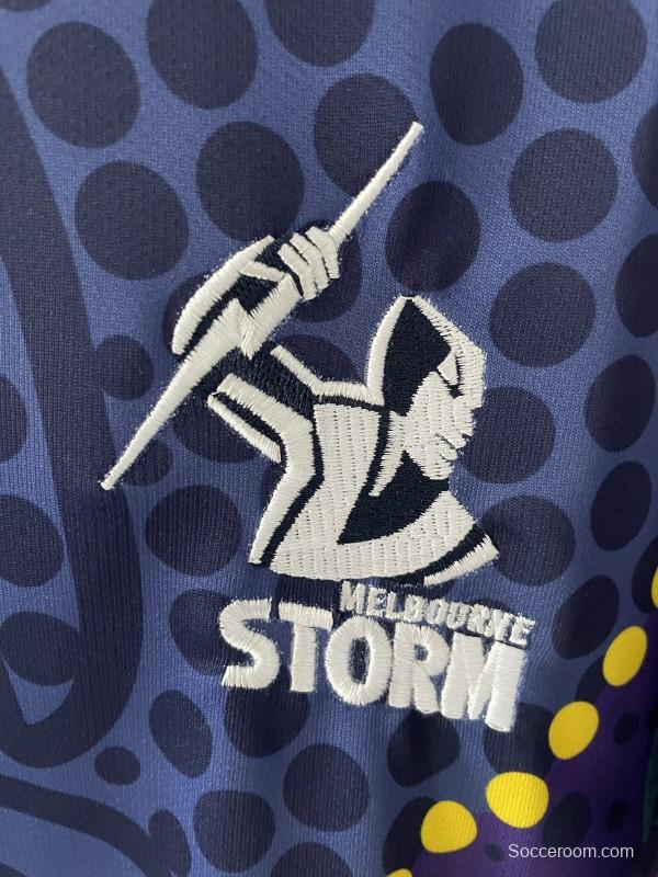 25/26 Melbourne Storm Navy with Indigenous Art Jersey