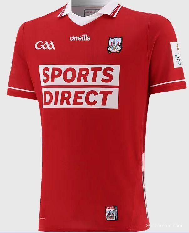 2026 Cork GAA Red with White Trim Jersey