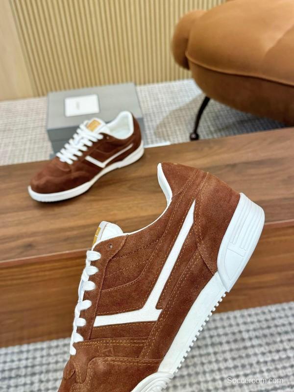 TOM FORD 2025 SS Casual Shoes with Classic Color Blocking and Imported Leather Insole - AS00350