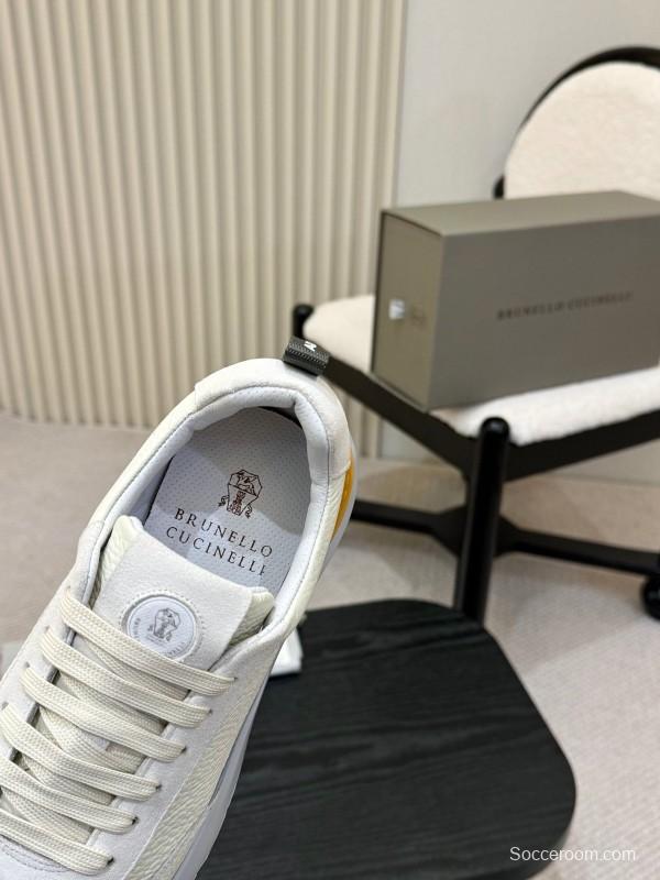 Brunello Cucinelli Casual Sneakers with Seasonal Colors and Leather Lining - KFY00320