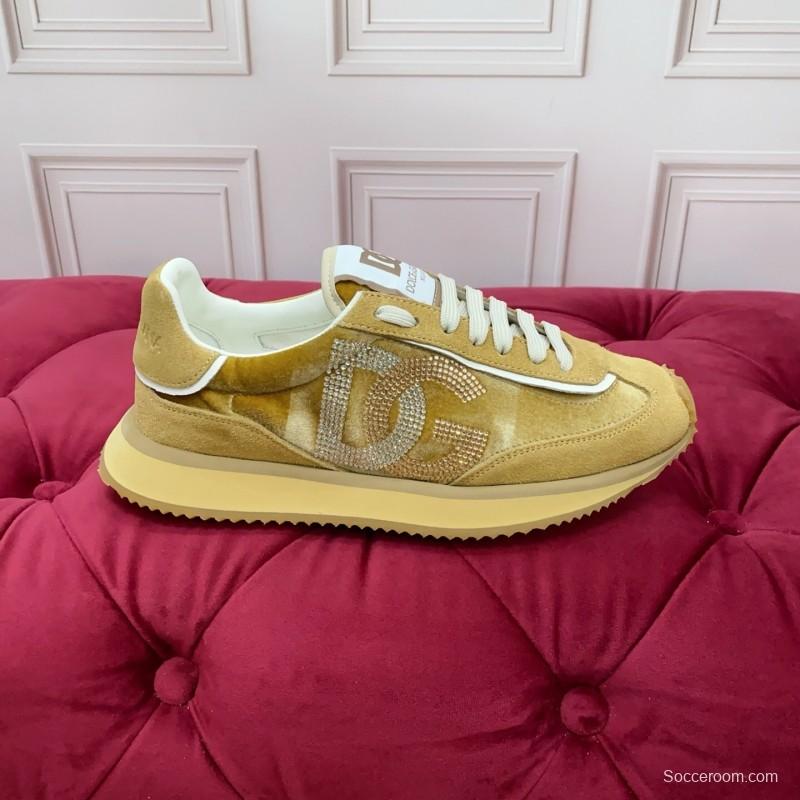 Dolce & Gabbana 2025 SS New Collection Luxury Embroidered Logo Sneakers - AS00300