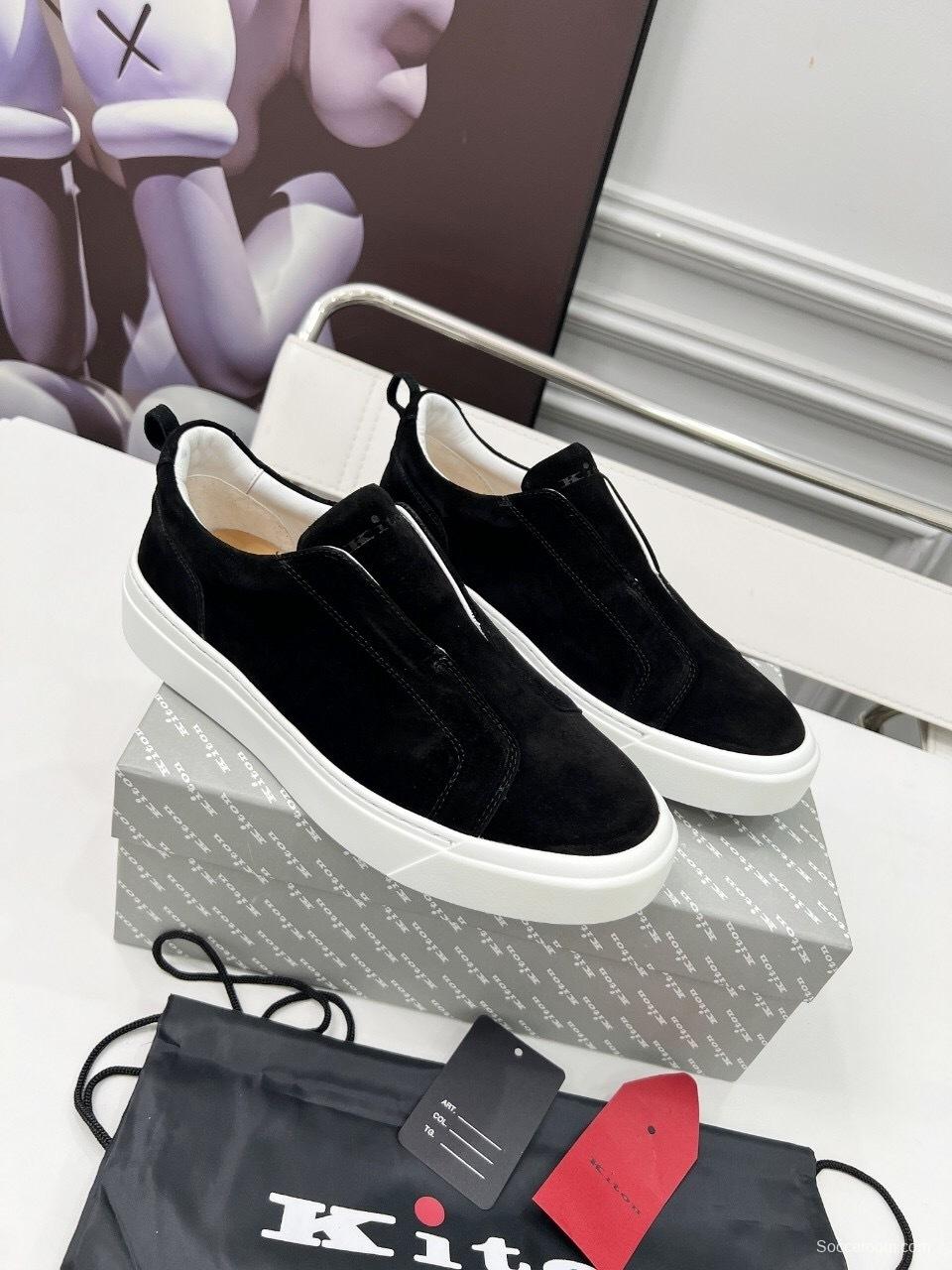 Kiton 2025/SS Slip-On Casual Men's Shoes - KFY00320