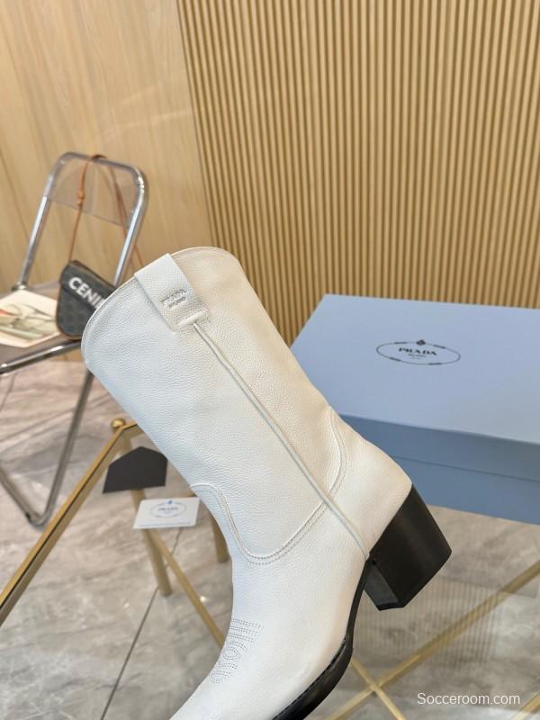 Prada Classic Pointed Toe Boots - LY00370/LY00440