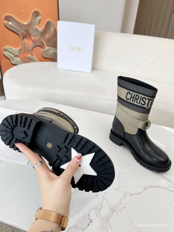 Dior 2025/SS Autumn Winter Boots Retro Work Boots Slip-On - LY00320