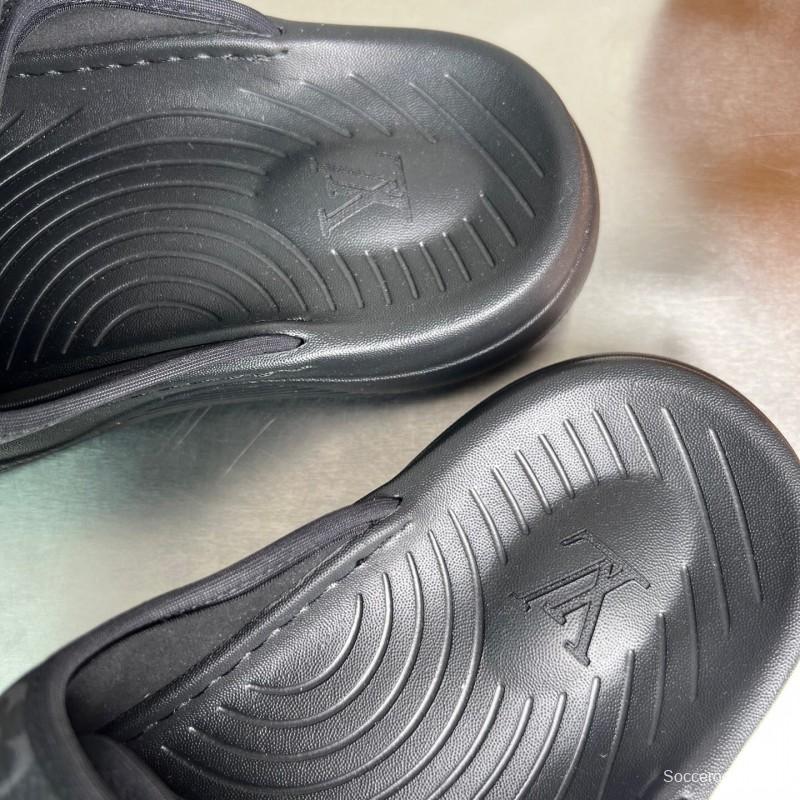 Louis Vuitton Miami Mule Slip-On Sandals with Hook-and-Loop Fastener - YC