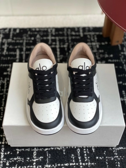 Alo 2025 SS Two-Tone White Sneakers Chunky Sole Comfort Casual - KFY00280