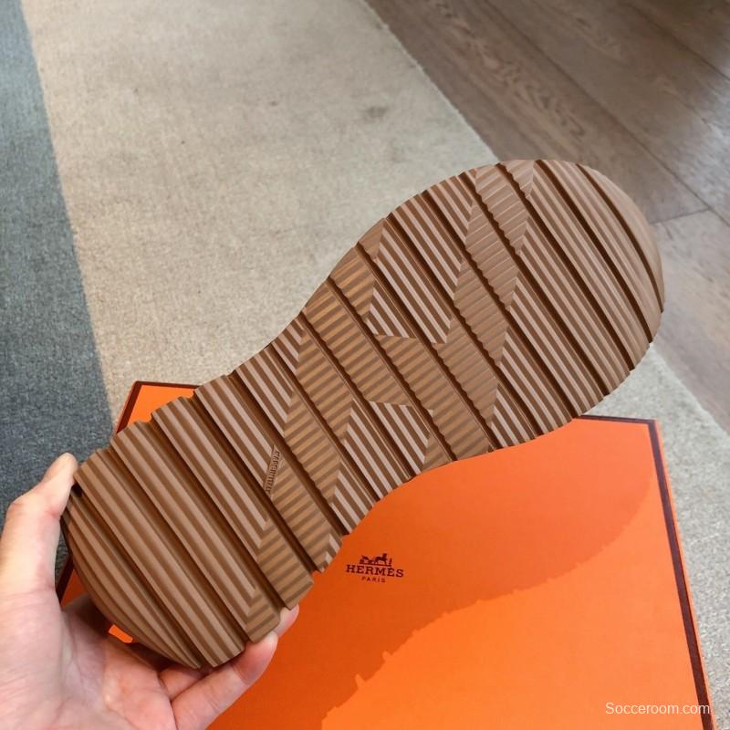 H Boot-Type Early Spring New Shoes with Classic Chelsea and British Color Blocking Design - AS00380