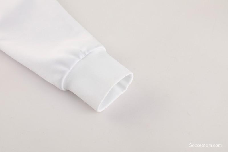 25/26 Napoli White Full Zipper Jacket+Long Pants