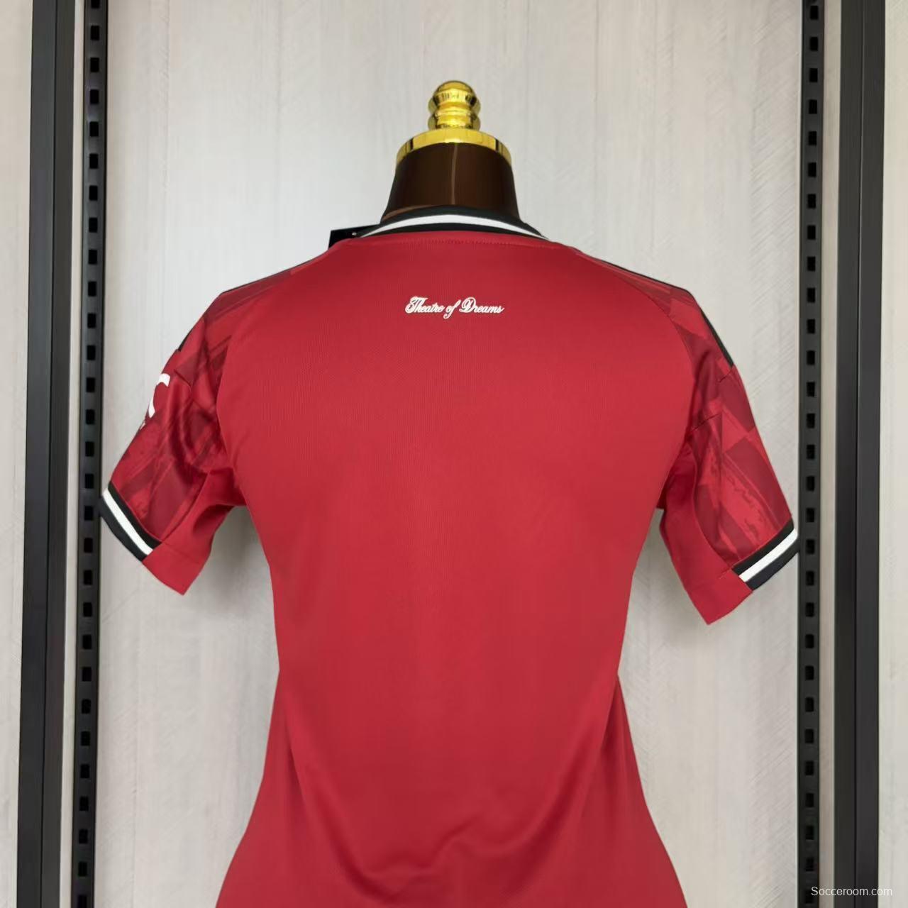 25/26 Women Manchester United Home Jersey