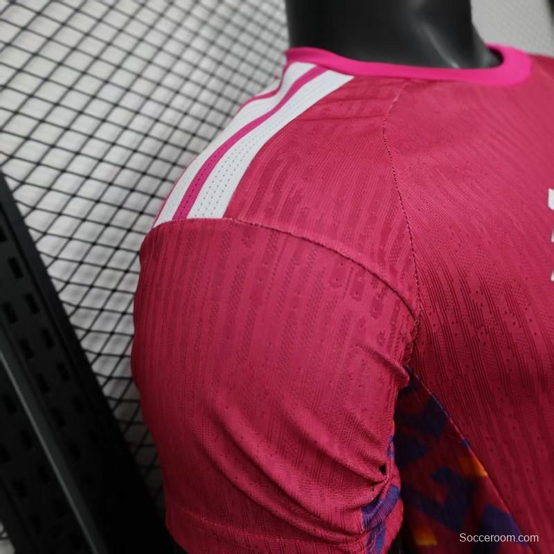 Player Version 2026 Mexico  Pink Training Jersey
