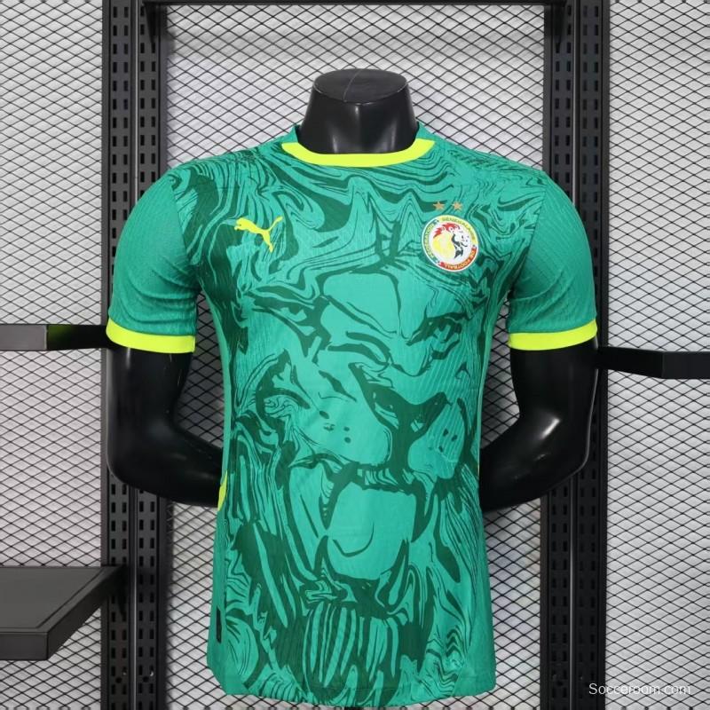 2026 Player Version Senegal Away Green Double Stars Edition Jersey