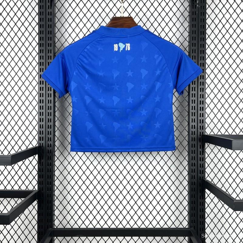 2026/27 Womens Cruzeiro Crop Top Home Jersey