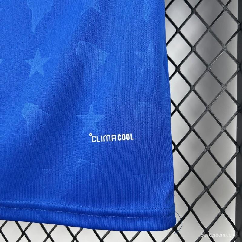 2026/27 Womens Cruzeiro Crop Top Home Jersey