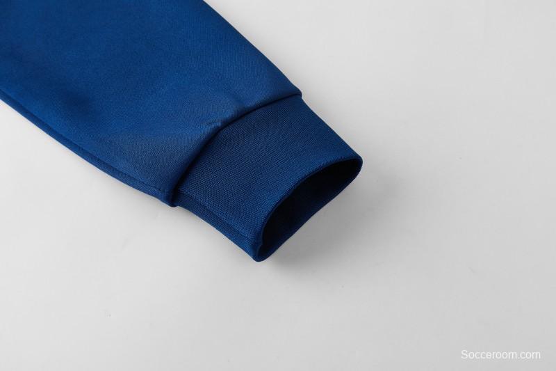 2026  Adidas Royal Blue Full Zipper Jacket + Long Pants