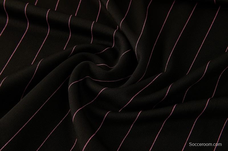 2026/27 Inter Miami CF Black Pinstripe Short Sleeve+Soccer Shorts