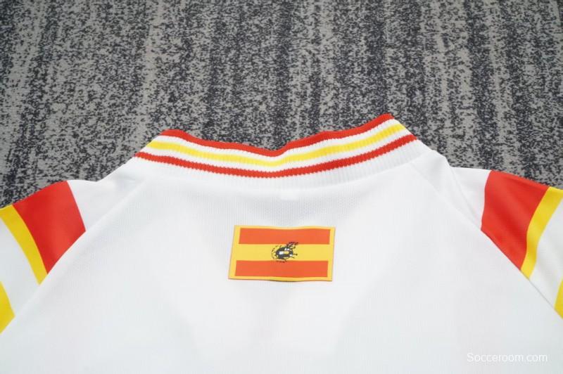Retro Kids 1996  Spain Third WhiteJersey