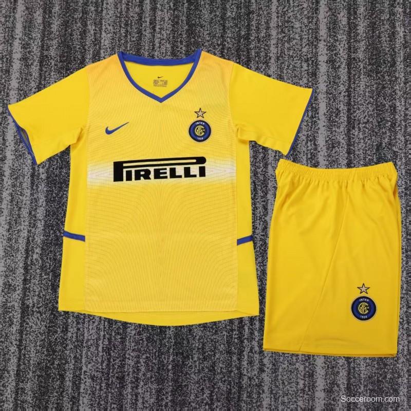 Retro Kids 02/03 Inter Milan 2nd Away Jersey