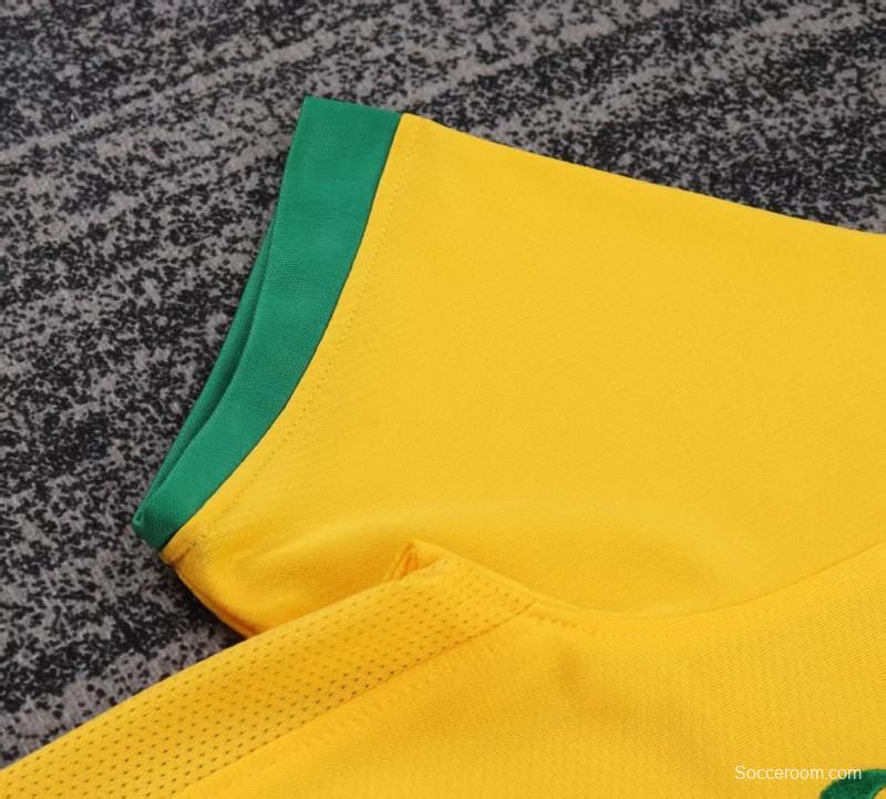 Retro 2006 Brazil Home Jersey