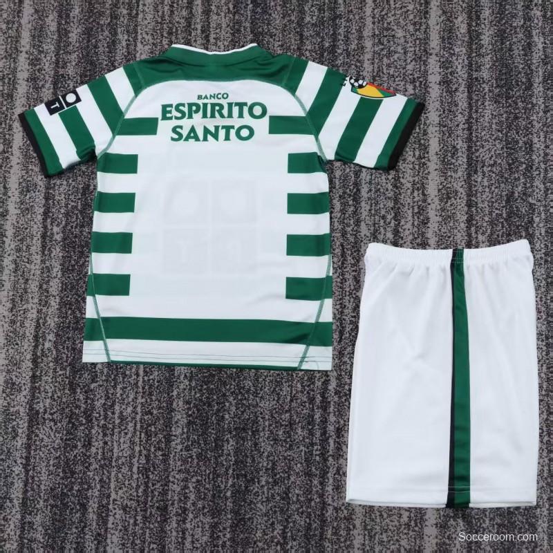 Retro Kids 03/04 Sporting CP Home Jersey