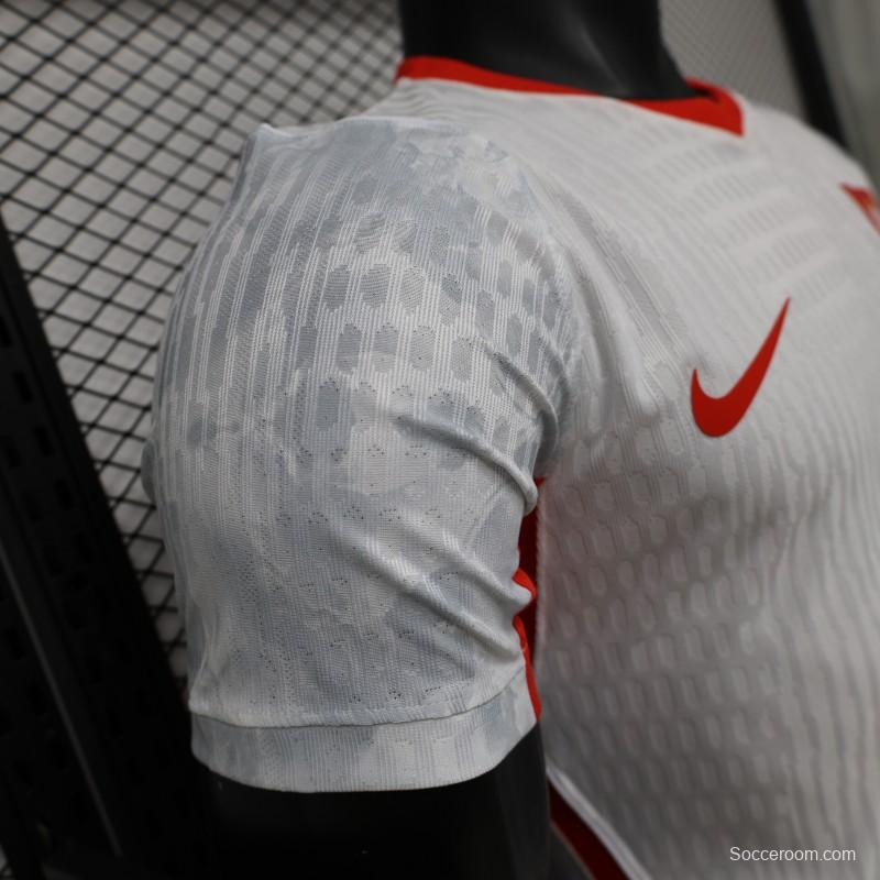 Player Version 2026 Poland Home White  Jersey