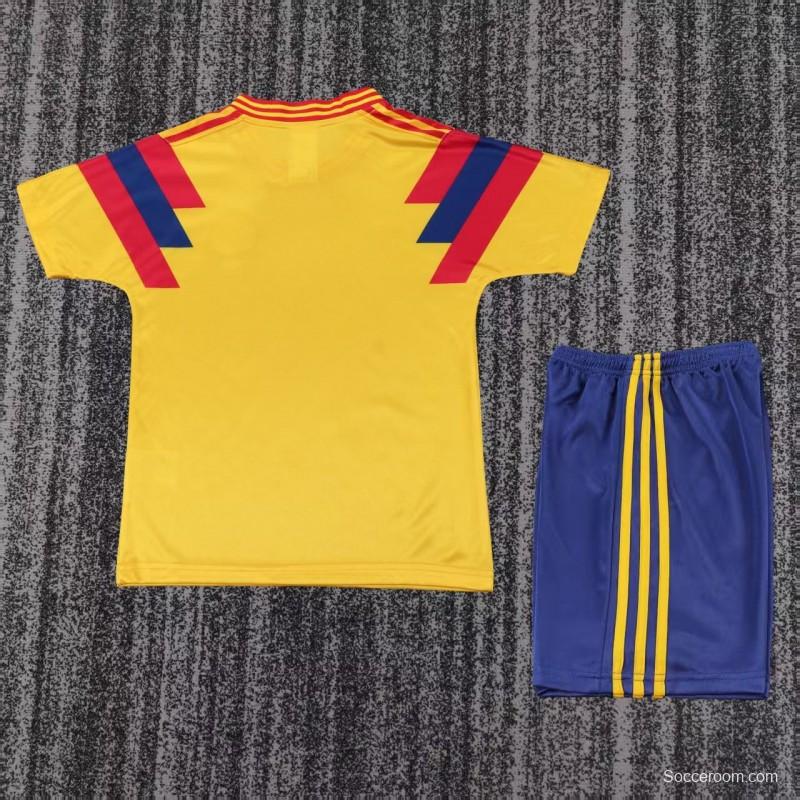 Retro Kids 1990 Colombia Home Jersey