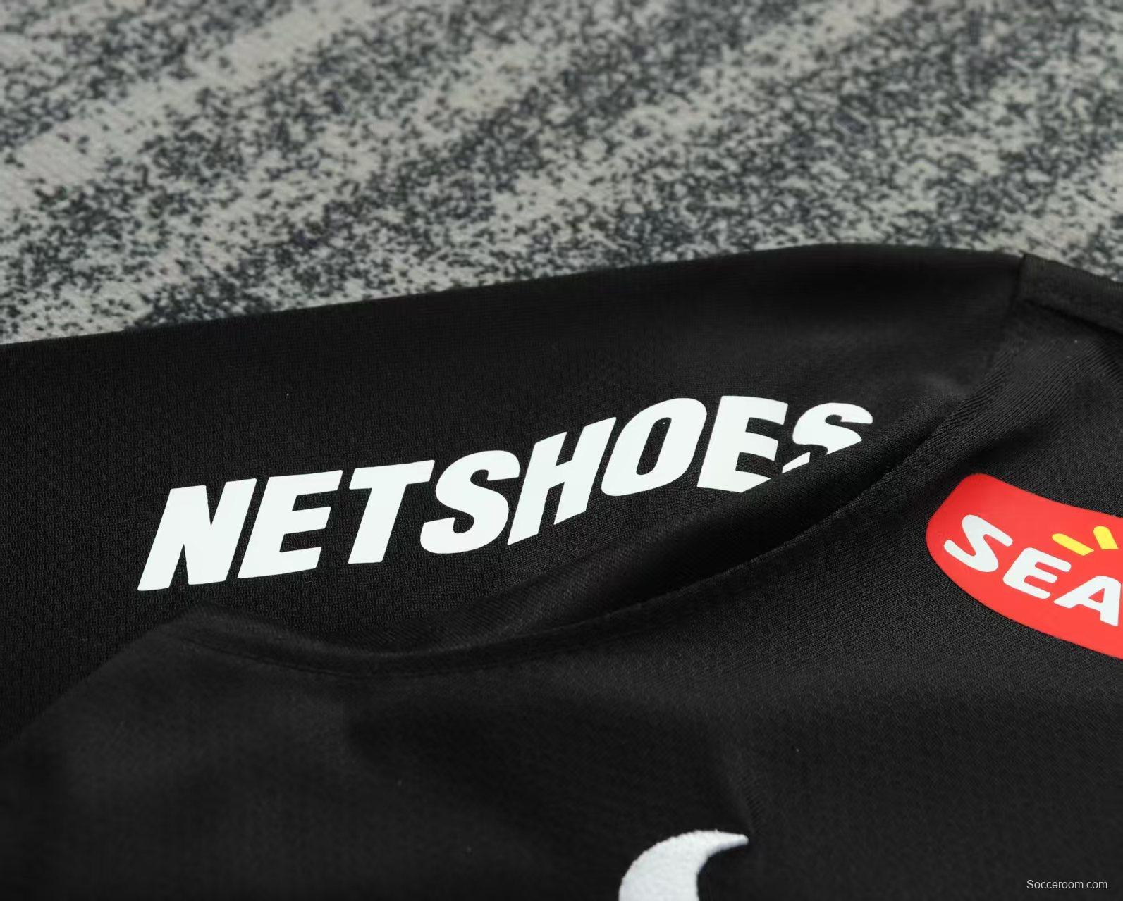Retro Kids 12/13 Santos FC Black Long Sleeve Jersey