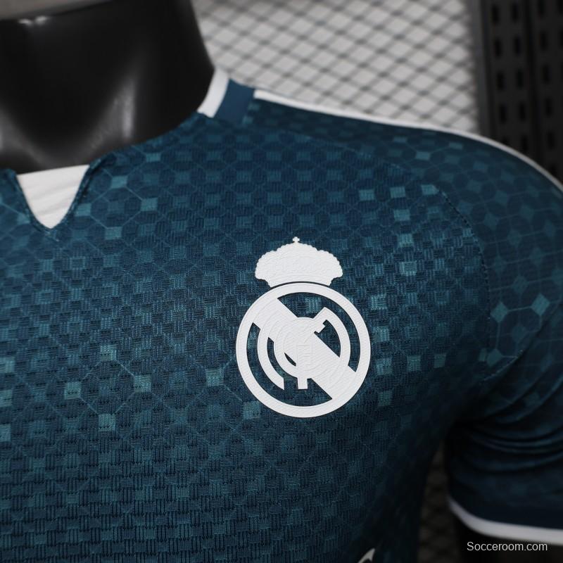 Player Version 26/27 Real Madrid Away Teal Blue  Jersey