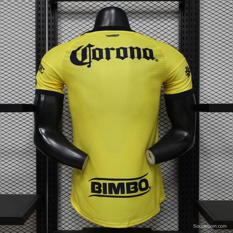Player Version 26/27 Club América Yellow  Home Jersey