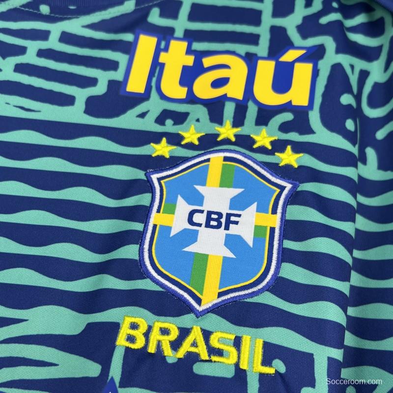 2024 Retro Brazil Pre-Match Jersey