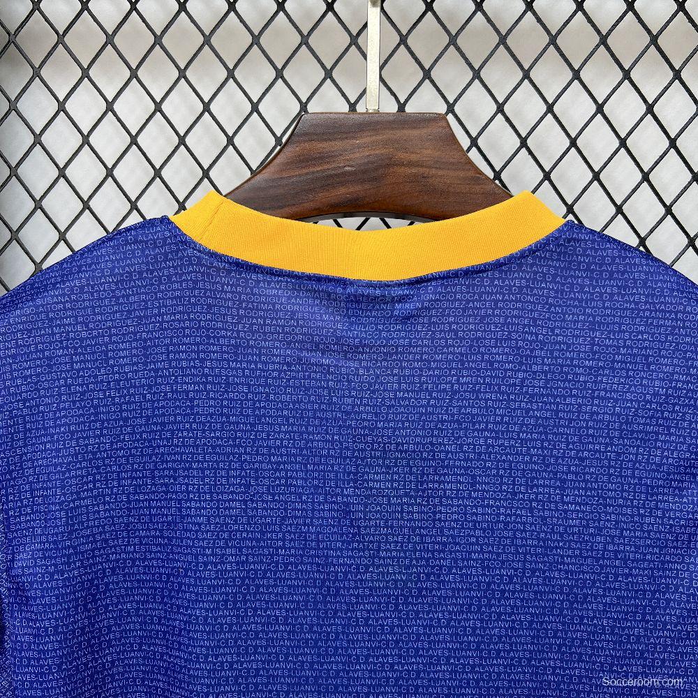 2000/01 Retro Deportivo Alaves Champions League Final Jersey