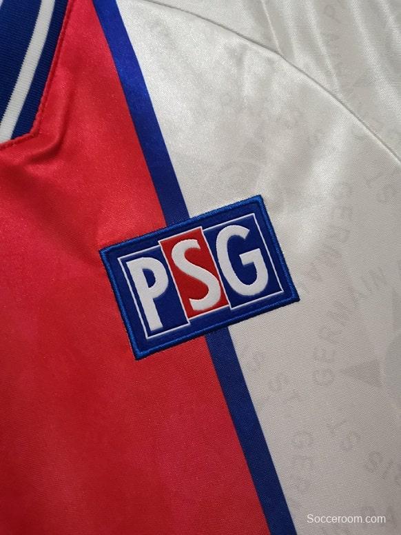 Retro 94/95 PSG White Away Jersey