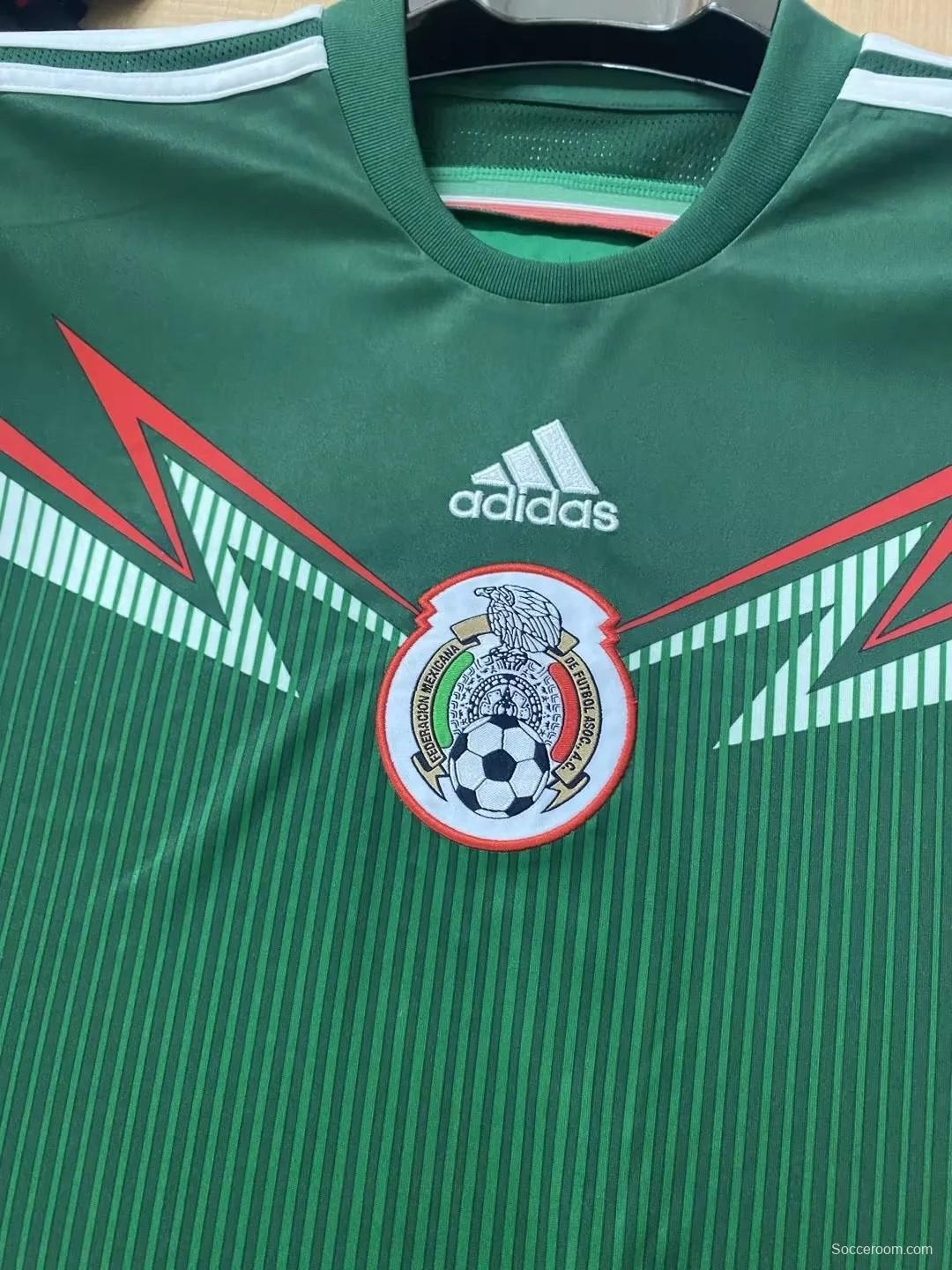 Retro 2014 Mexico Home Jersey