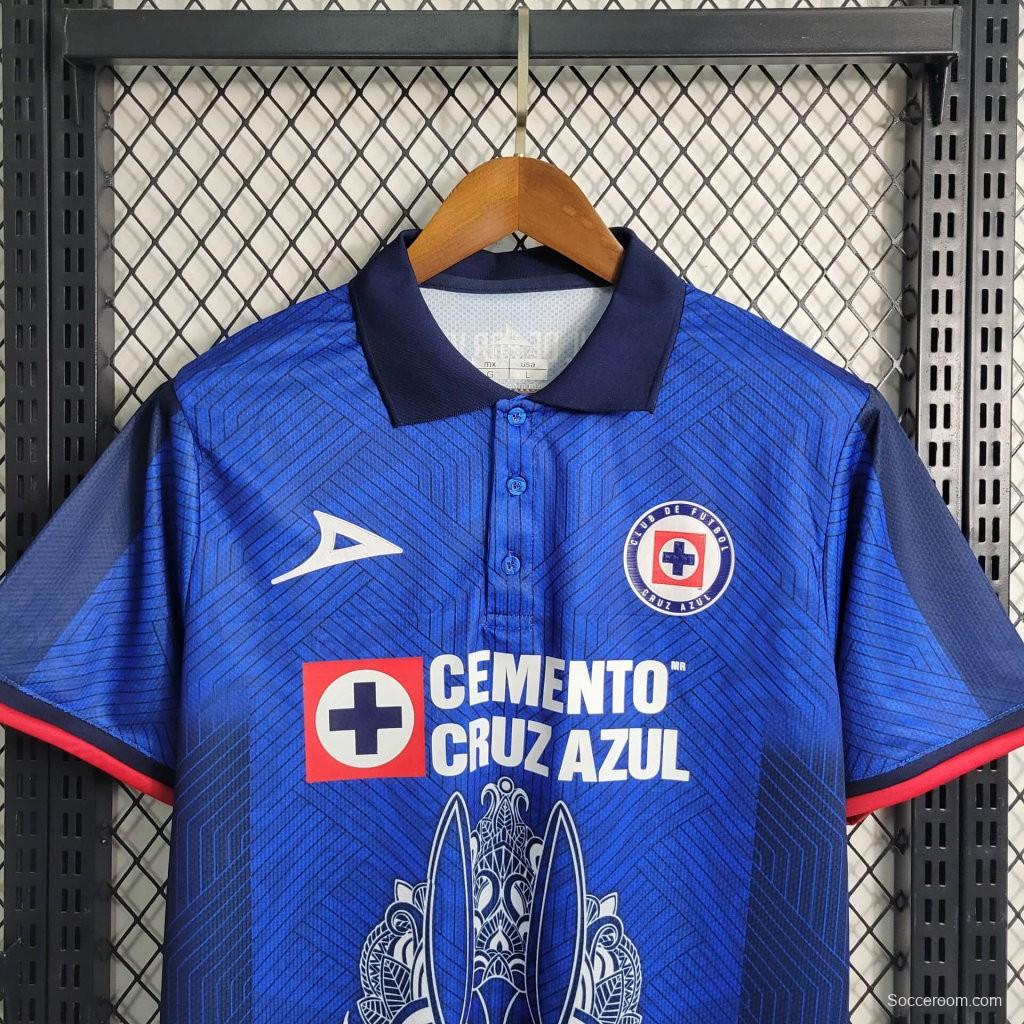 23/24 Cruz Azul Blue Day of the Dead Special Jersey