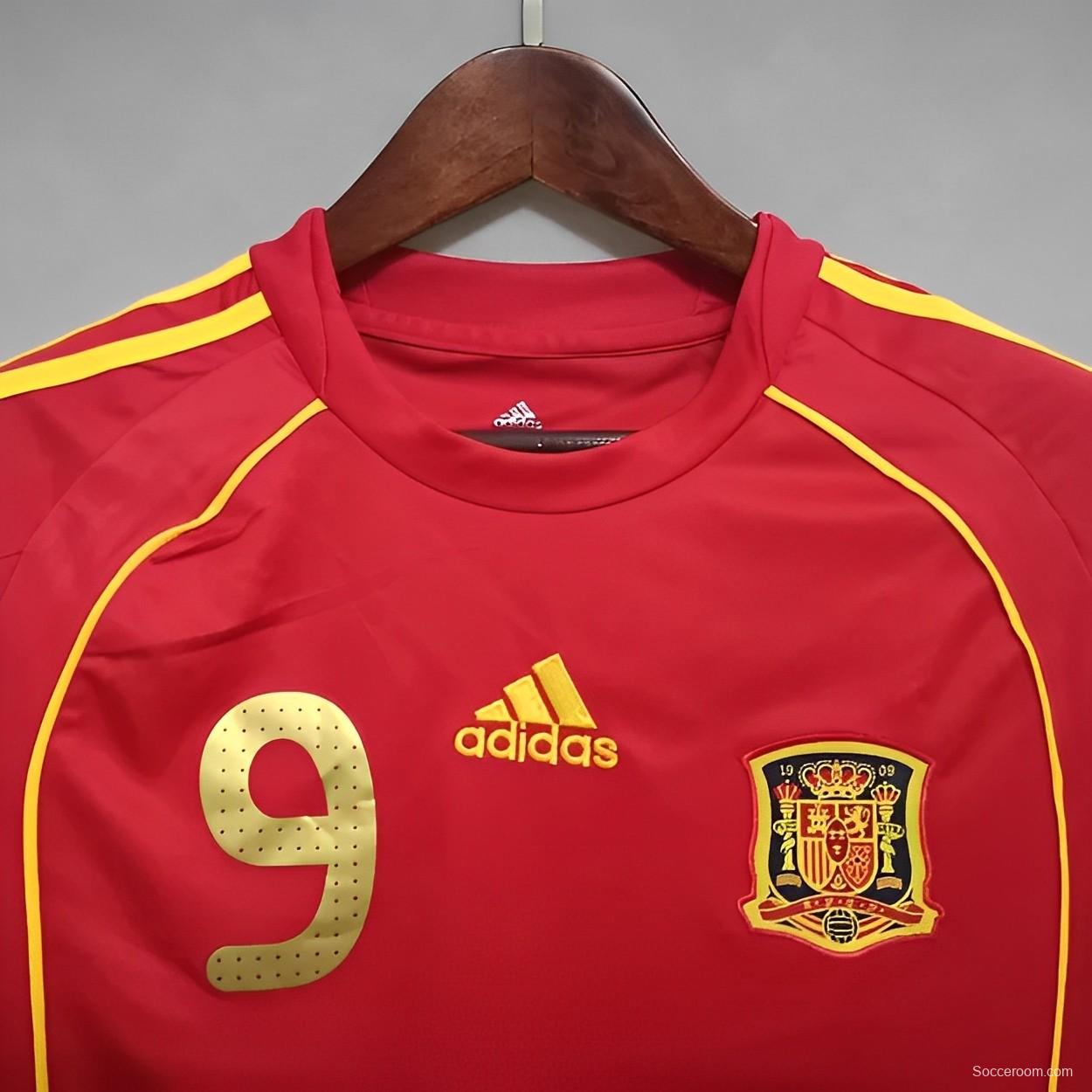 Retro 2008 Spain Home Jersey