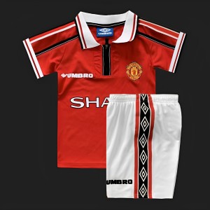 Retro Kids 98/99 Manchester United Home Jersey