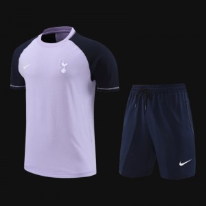 23/24 Tottenham Hotspur Purple/Navy Cotton Short Sleeve Jersey+Shorts