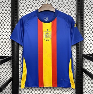 2024 Spain Euro Blue/Red/Yellow Pre-match Training Jersey