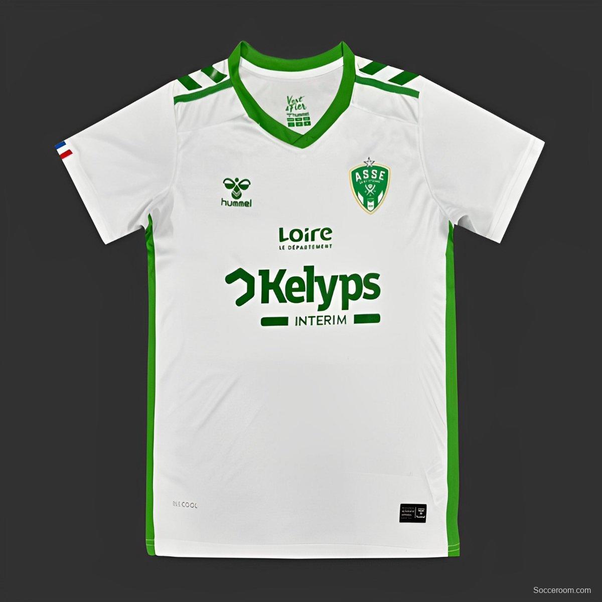 24/25 Saint-Etienne Away White Jersey