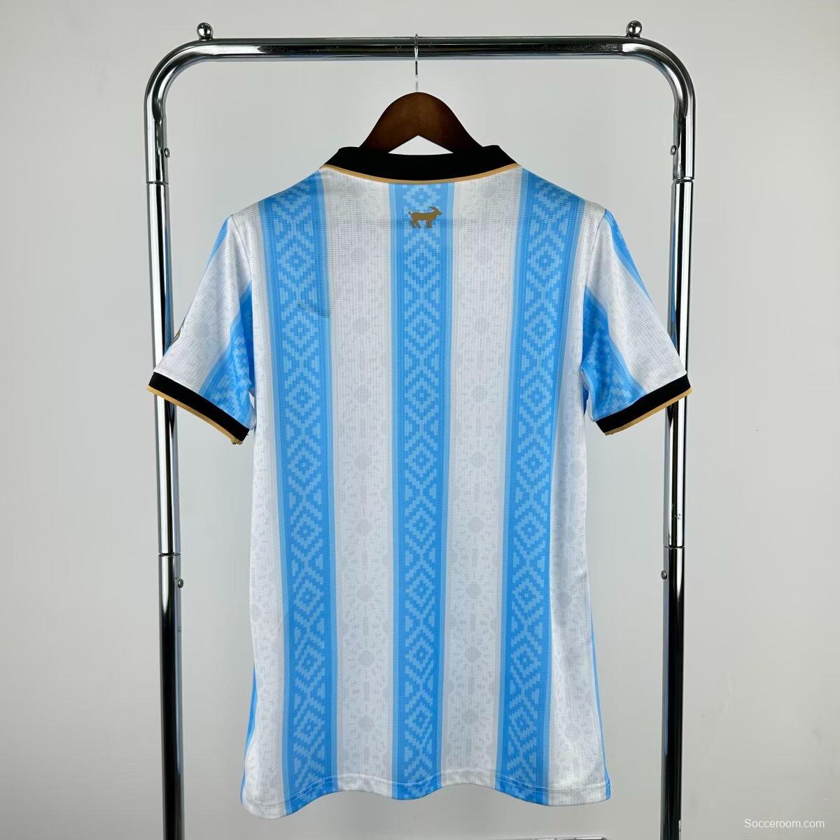 Player Version 2025 Argentina Home Jersey